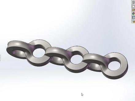 老板让你绘制一个连环扣没思路?一口气教会你建模! #SolidWorks #建模 #solidworks教学 #建模教程 #SolidWorks建模