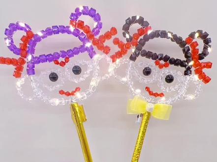 好多姐妹要的哪吒魔法棒教程来喽!喜欢的姐妹做起来吧🥳#手工diy #教程 #手工 #魔法棒手工教程 #哪吒