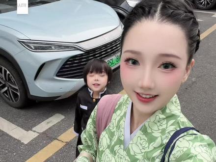 亲母子挑战cos鬼灭之刃里最意难平的母子… #鬼灭之刃 #琴叶 #伊之助 #童磨 #童琴