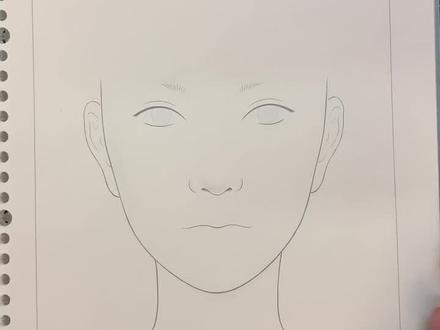 美人图细节更新来了#时尚百万新星计划 #美妆素描 #青岛化妆培训 #化妆教程