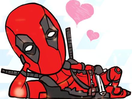 死侍小贱贱来啦,超级简单的简笔画,漫威谁更厉害?#漫威简笔画 #死侍简笔画 #死侍小贱贱 #手绘 @DOU+小助手