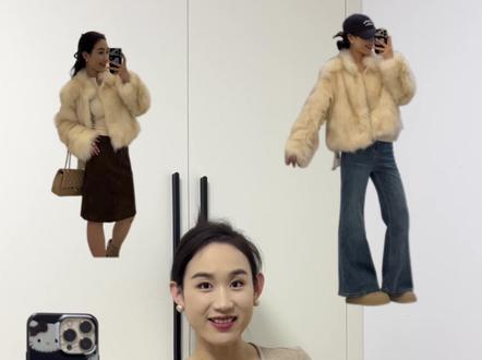 催了很久的野兽小姐家首尔月光的月光浅金终于来了,带醒毛教程和穿搭思路!!#皮草穿搭 #冬天还得是皮草穿搭 #野兽小姐 #狐狸毛皮草 #冬季穿搭