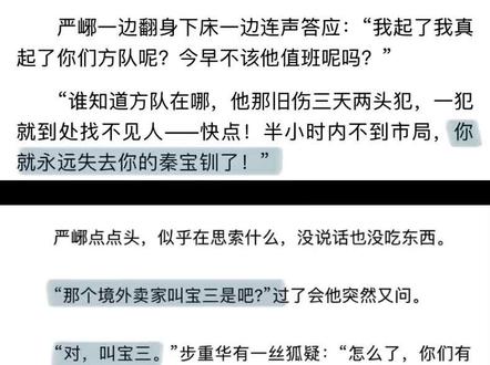 难怪严峫一听名字就认出来了#严峫 #江停#秦川#破云#破云2吞海