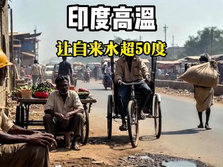 2026印度极端高温到底有多可怕?50℃自来水、无眠夏夜! #印度高温 #极端天气 #印度 #热射病 #厄尔尼诺