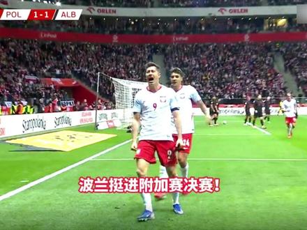 波兰绝境翻盘晋级!莱万泽林斯基联袂破门! #世预赛 #波兰 #莱万 #dou足球季