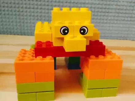 乐高拼搭《大猩猩🦍》#提高宝宝动手能力的玩具推荐 #乐高教育 #动手动脑 #益智玩具 #积木搭建