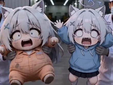 【第七集】白子被抓进屠宰场#AI白子的屠宰场逃亡 #随变ai随便玩 #随变app