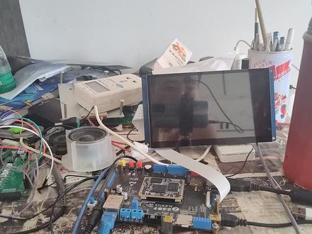 linux RGB屏幕驱动 外接USB键盘输命令演示