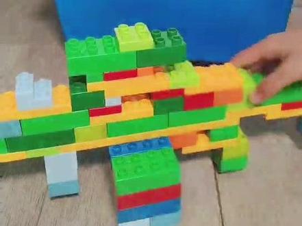 #积木拼搭教程 #原创视频 #M249 #真实生活分享 孩子自己拍摄的视频