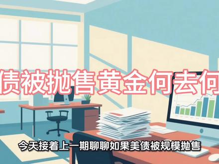 美债抛售黄金何去何从#黄金暴跌 #财经 #金融 #经济