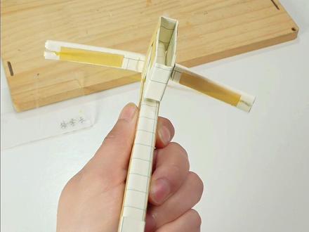 没用的草稿纸做连发弓 #创意折纸 #折纸手工 #手工DIY