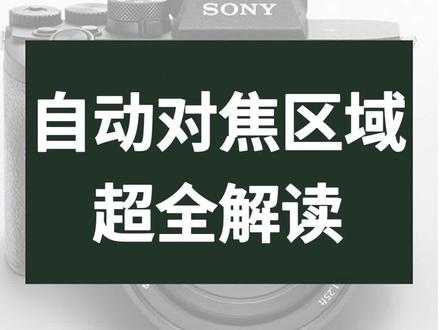 明明选了最大的对焦框!画面还是模糊不清晰?#拍摄技巧 #摄影 #索尼a7m4