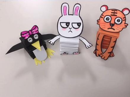 一起来做好玩是弹簧小动物吧!小朋友很喜欢哦💕#创造灵感 #小企鹅 #手工 #手工diy #手工制作 #手工折纸 #亲子手工 #儿童手工#手工diy