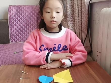 一起学习二年级上册数学旋转,跟着课本一起做一做#折纸 #折纸玩具 #亲子互动 #折纸教程 #手工制作