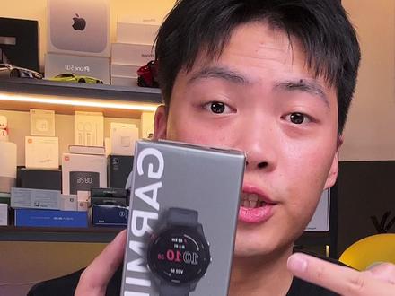 佳明255运动腕表开箱! #智能穿戴 #手表