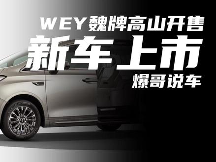 全系四驱的MPV卷王,高山来了!#wey高山 #魏牌高山 #mpv #腾势d9 @抖音汽车