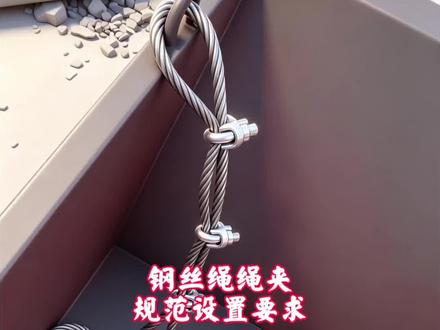钢丝绳绳夹规范设置要求 #钢丝绳 #钢丝绳索具 #钢丝绳绳卡 #钢丝绳插编 #起重吊装