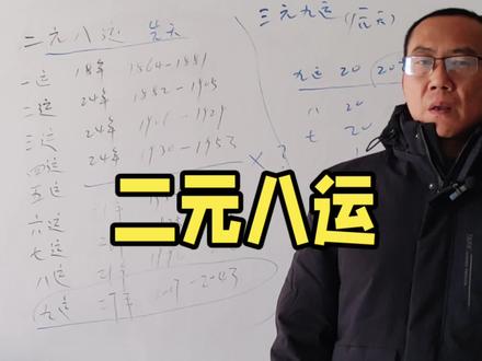 二元八运:先天卦分运法#关注我每天坚持分享知识 #风水玄学