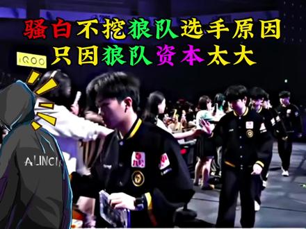 骚白不挖狼队选手原因 #王者荣耀骚白#重庆狼队#2026王者荣耀挑战者杯