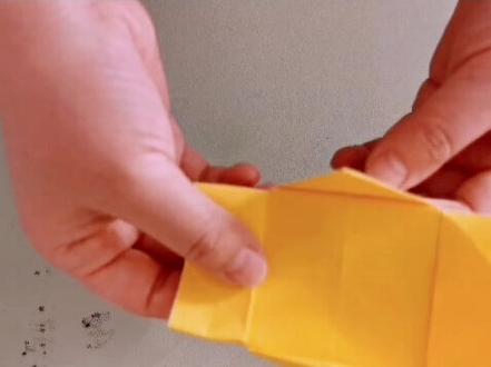 #折纸 怀旧折纸—平板小车(跷跷板)