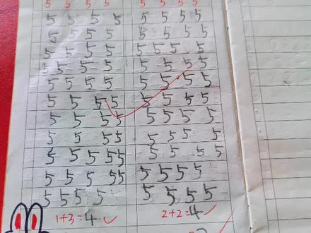 作业批改简笔画,可爱的表情送给可爱的小朋友#批改作业