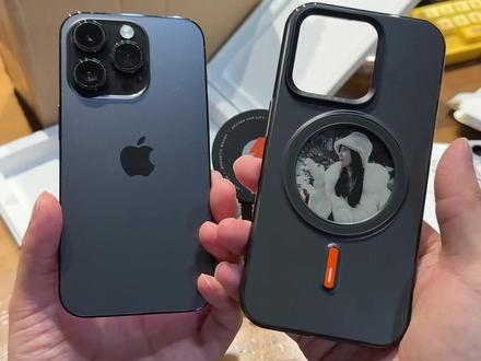 终于让我找到了,可以随意切换图案还带磁吸的手机壳了#水墨屏手机壳