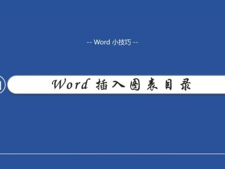 word插图图表目录#word排版小技巧 #office新手入门教程 #word #word基础教程 #大数据推荐给有需要的人