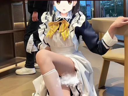 枣子姐女仆装还是太权威了!小情侣们不语,只一味的疯狂艾特#枣子姐 #女仆装 #情人节 #星光咖啡馆与死神之蝶 #情侣日常