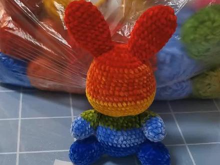 彩虹兔教程讲解#肖战#小飞侠 们,有钩针基础的都来保存图解吧