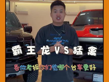 霸王龙和猛禽,各位老板您觉得那个车更适合您呢/#平行进口车 #山西平行进口车 #福特猛禽 #霸王龙trx @小张不懂车