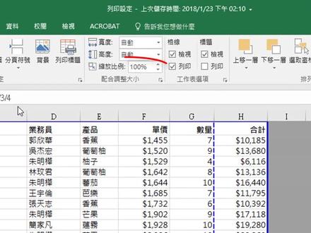 打印表格 分页布局设定 | Excel 教学 #12