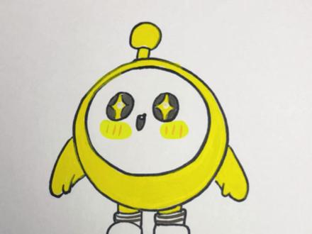 比赛画蛋仔啦#画蛋仔 #绘画蛋仔 #蛋小黄简笔画 #一学就会系列 #画画