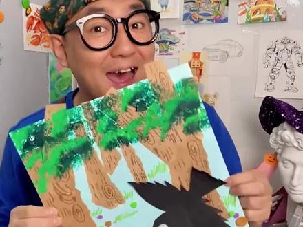 亲子绘本故事画《乌鸦喝水》,适合3-6岁宝宝,赶紧学起来#绘本 #亲子手工 #幼儿创意美术 @DOU+上热门 @DOU+小助手