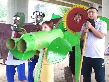 植物大战僵尸第二关铁桶僵尸、下一关橄榄球僵尸#淮安