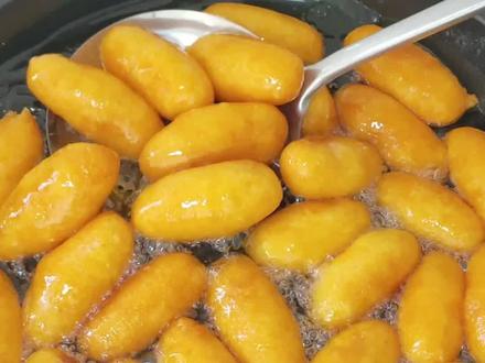 客家年货,一款祖祖辈辈都爱吃的油果做法,外酥里糯一吃就停不了 #客家年货油果