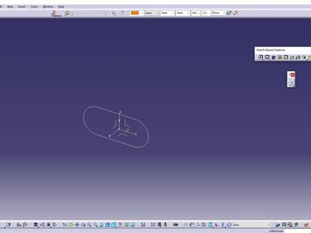 CATIA基础教学: 凸台命令 #catia学习 #汽车设计 #龙创设计