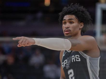 妖刀传人!马刺榜眼哈珀会成为新任“亚一控”吗? #马刺 #nba #nba季后赛 #迪伦哈珀