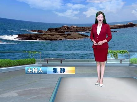 今日科普:冷空气 明日中部、东部雨势偏大 气温依旧舒适 #海南天气 #主播说天气 #小雨