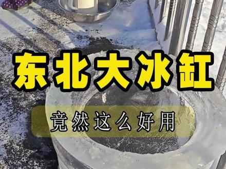 东北的大冰缸 #奇闻趣事 #科普 #有趣的冷知识