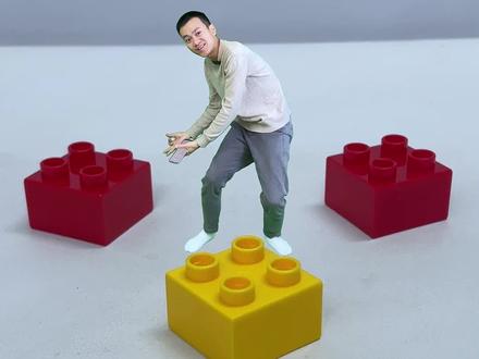 3个积木4种新玩法,小朋友很喜欢第4种#积木搭建 #乐高积木 #益智玩具 #乐高 #积木