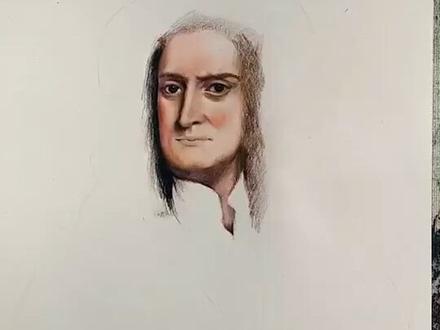 你们负责把牛顿压住了,谢谢啊#手绘 #牛顿牛顿牛顿 #头像