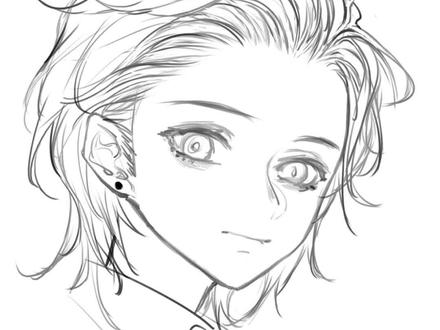 掌握基础画法,其他的发型也可以画出来啦#发型 #头发画法 #板绘 #画画