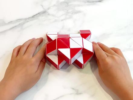 24段魔尺变角蛙,小朋友必学,一起见证成长 #百变魔尺 #益智玩具 #动手动脑