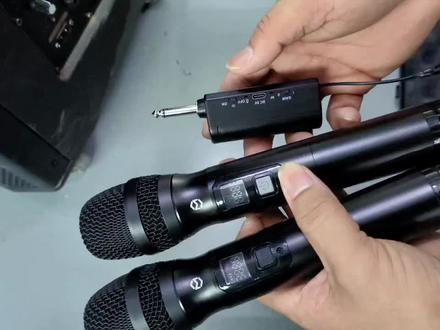 新款音乐骑士无线话筒对频教程