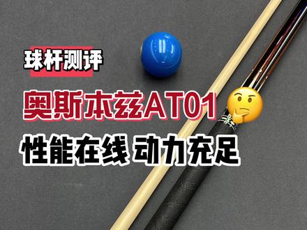 奥斯本兹的AT01,4K出头,这杆我觉得不错,甚得我心#桌球 #台球 #中式台球 #大头杆