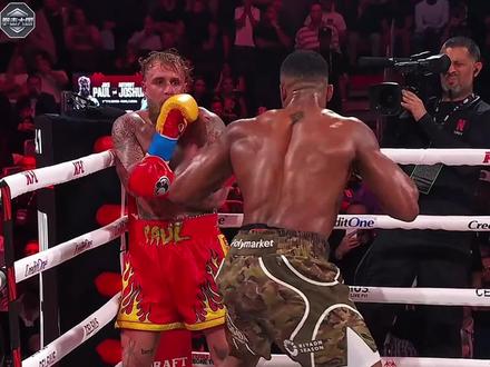 约束亚KO网红保罗解析#拳击 #拳击教学#约书亚vs网红保罗