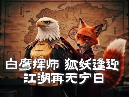 流金谷恩仇录,江湖告急!#流金谷 #白头鹰 #波斯猫