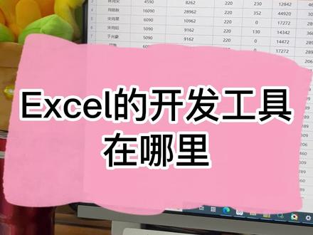 #excel技巧 #office办公技巧 Excel的开发工具在哪里