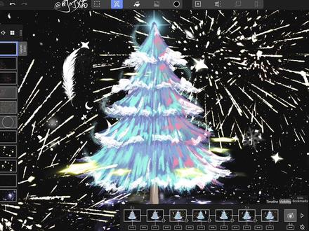 圣诞树教程来啦 #mentalcanvas教程 #圣诞树教程