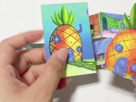 海绵宝宝卡册,很可爱哦,喜欢海绵宝宝的朋友做起来吧#大人也要玩玩具 #手工diy #教程 #海绵宝宝 #迷你手帐